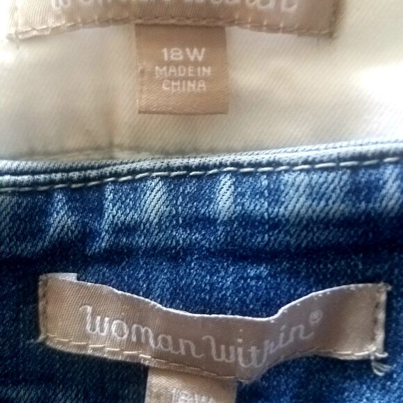 Bundle Woman Within jeggings 2 Pairs - Picture 6 of 7